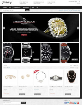 Free Magento Theme Jewelry