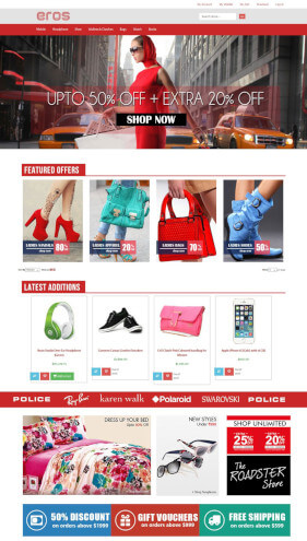 Free Magento Theme Eros