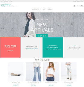 Free Magento Theme Ketty beta
