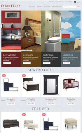Free Magento Theme Furnittou