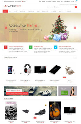 Free Magento Theme Access shop
