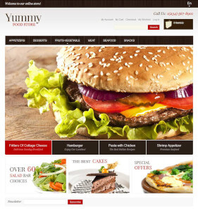 Free Magento Theme Yummy