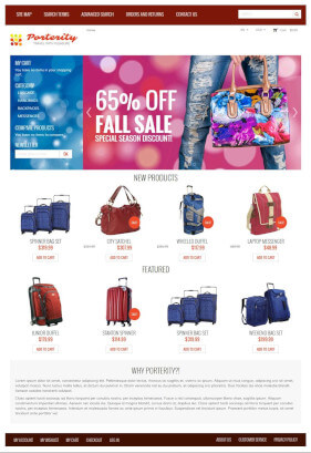 Free Magento Theme Portittor