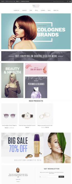 Free Magento Theme Ves Need