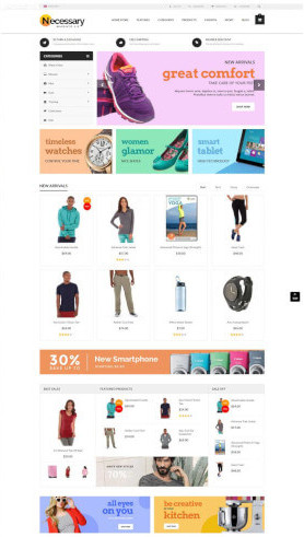 Free Magento Theme EM Necessary