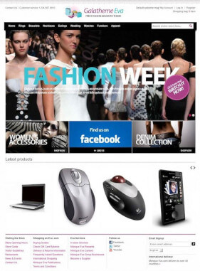 Free Magento Theme Gala Eva