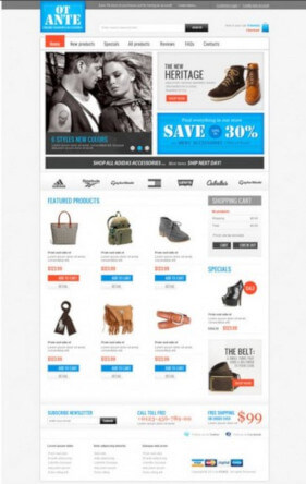 Free Magento Theme Ot Ante